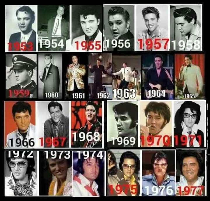 Different eras of elvis presely